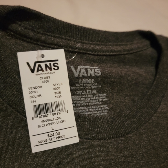 Vans Graphic Tee [L] Gray - Picture 3 of 4